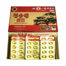 Load image into Gallery viewer, Authentic Cheongsongwon Gold Korean Red Pine Oil , 500mg x 180capsules
