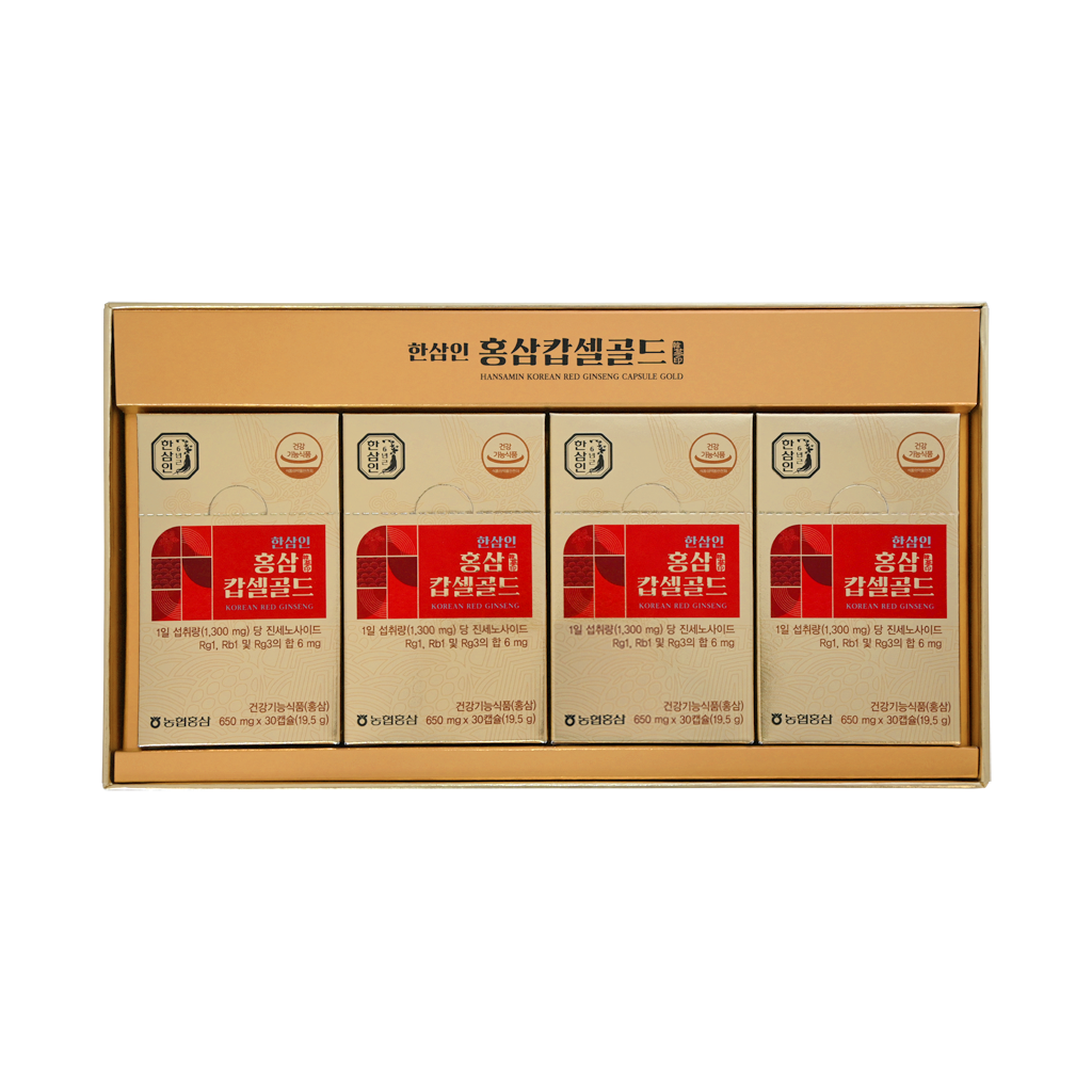 Korean Red Ginseng Extract Capsule Gold / 60 Days Serving