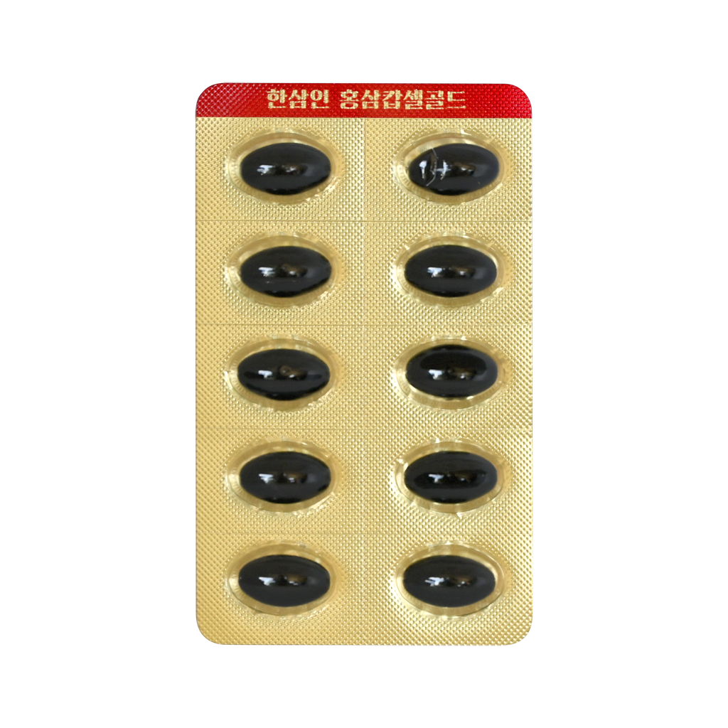 Korean Red Ginseng Extract Capsule Gold / 60 Days Serving Korean Red
