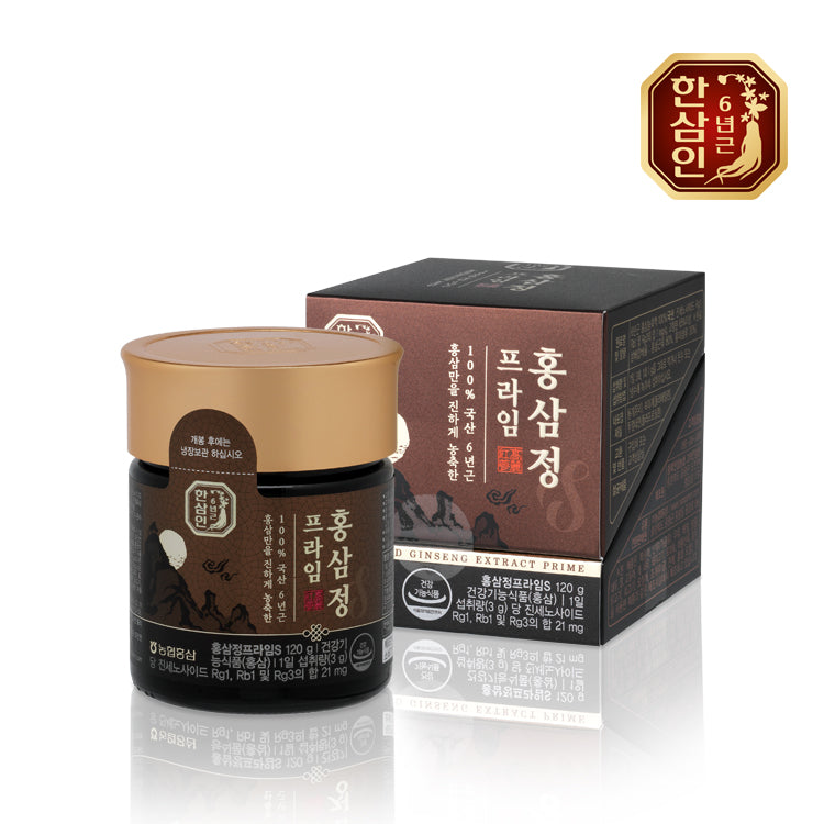 Korean Red Ginseng Extract PRIME 120g (4.2oz) / 40days Serving