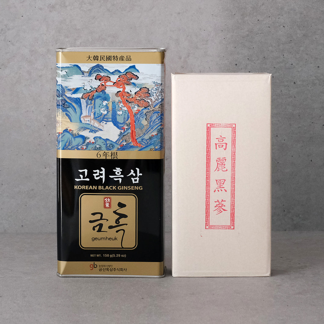 Korean Black Ginseng Root / 7ji 300g / Free Fast Express Shipping