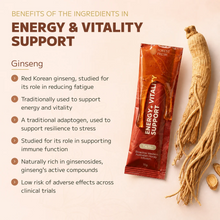 Load image into Gallery viewer, Korean Red Ginseng &amp; Jarrah Honey TA35+ / 10g x 10 Sachets
