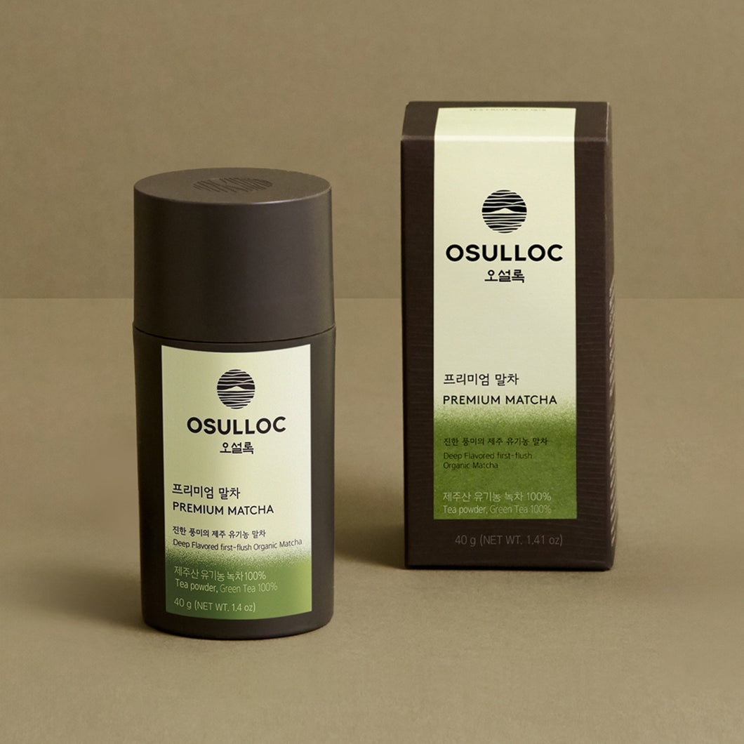 OSULLOC Organic Premium Matcha Powder <br /> 오설록 프리미엄 말차